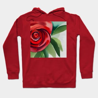 Watercolor Rose Hoodie